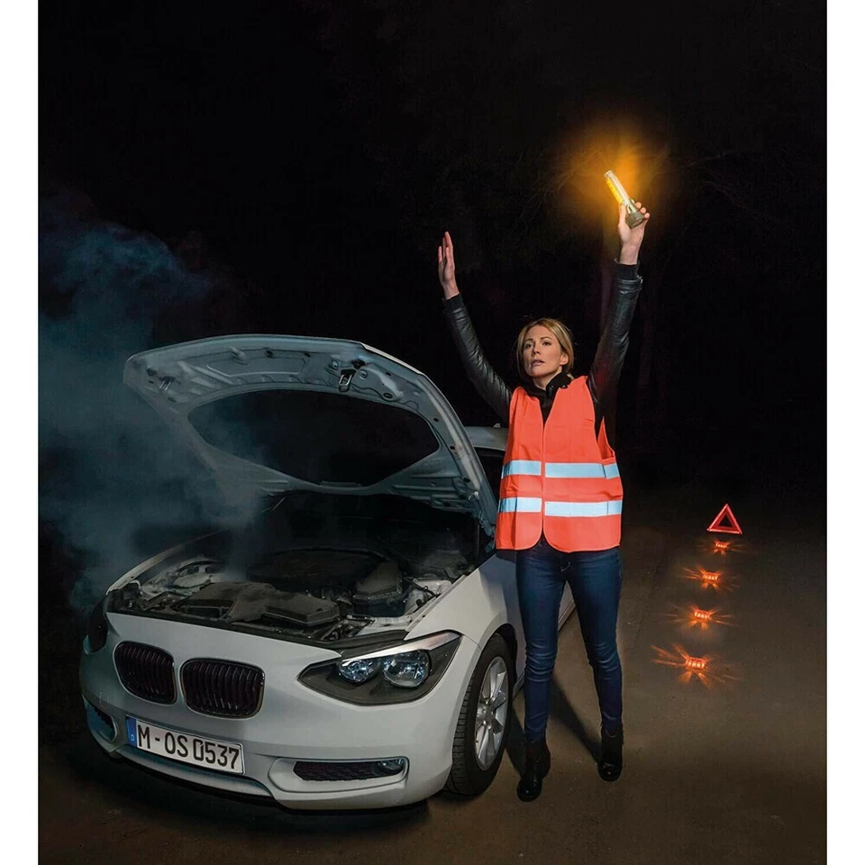 TORCIA LED POTENTE OSRAM LUCE DI EMERGENZA MARTELLO FRANGIVETRO 105 LUMEN - Imagen 4 de 4