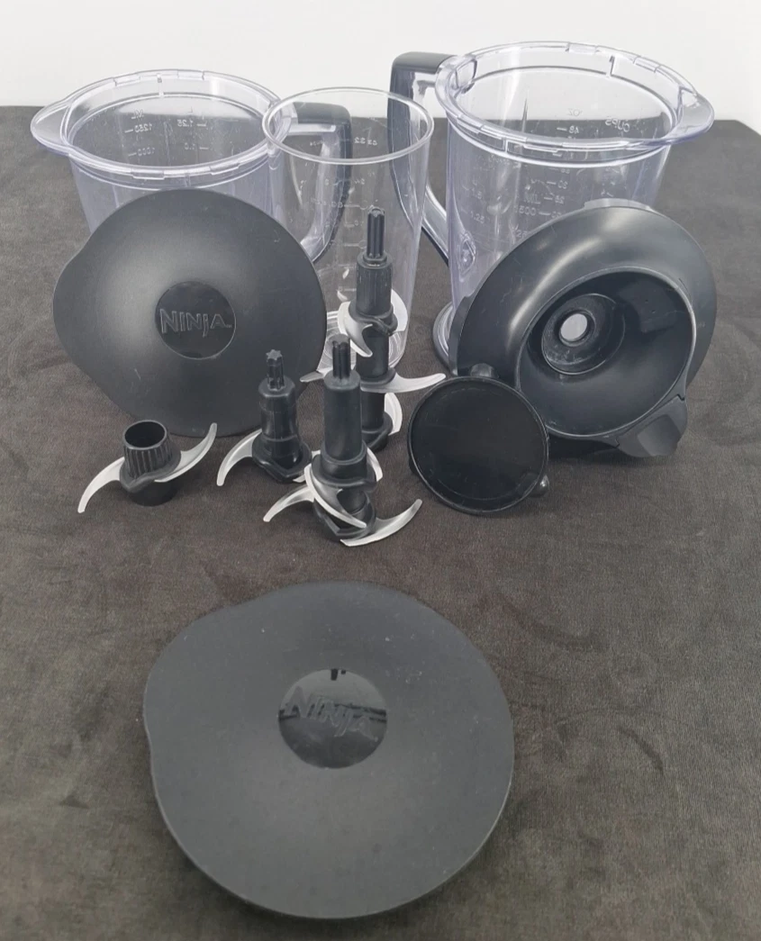 11 Pc Ninja Master Prep Blender Replacement Parts Blades Container Cup Lids