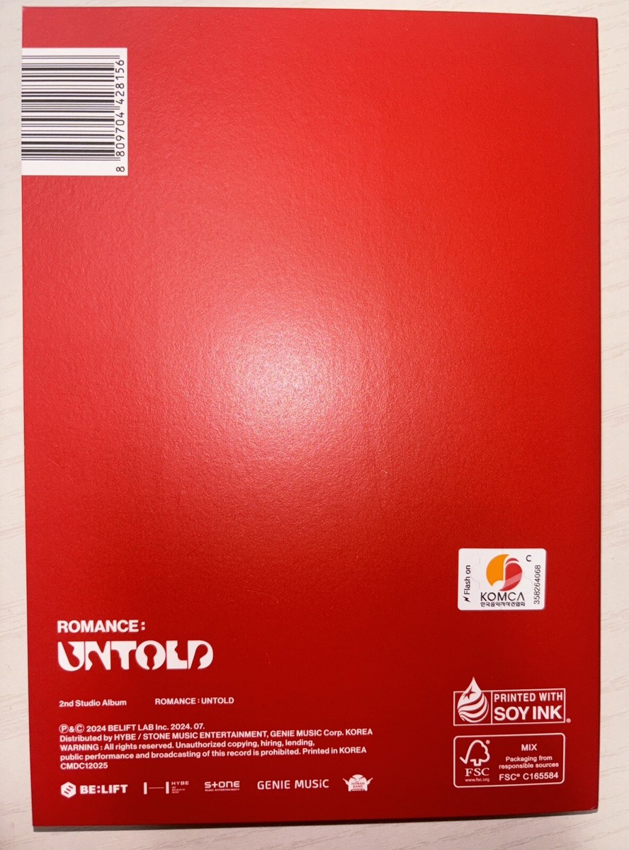 ENHYPEN [ROMANCE : UNTOLD] JAKE Autographed Signed Album Weverse