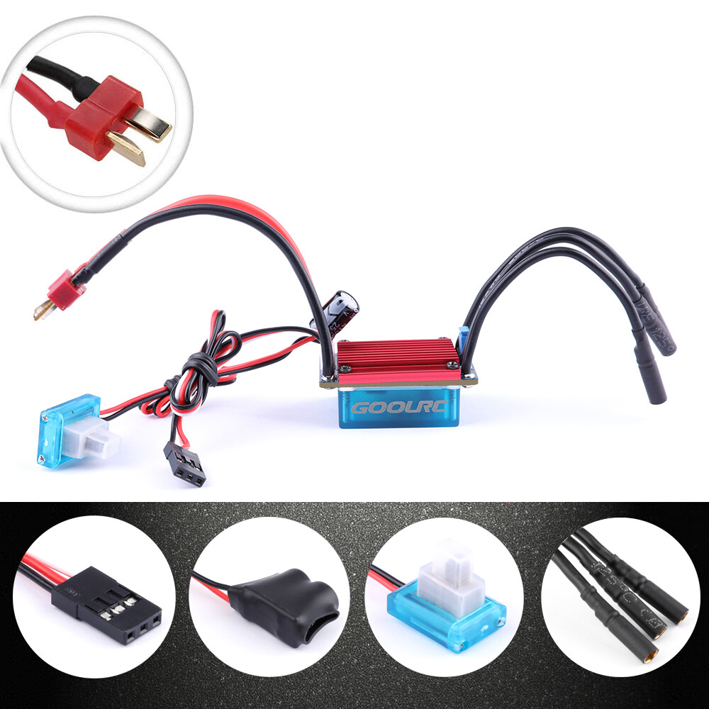 GoolRC S2435 4800KV Brushless Motor & 25A ESC for 1/16 1/18 RC