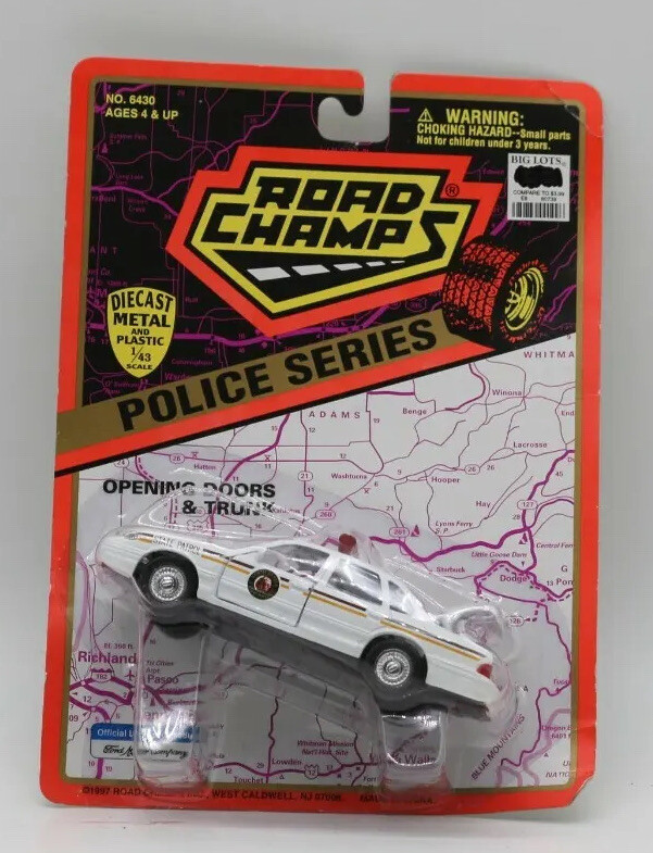 NIP Road Champs Highway Patrol Police Series No 6430 Diecast Car