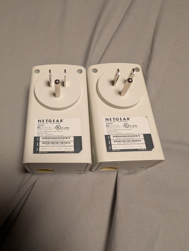 Netgear XAV5421 Powerline 500 Outlet Adapter Set of 2 WORKS GREAT! - Afbeelding 2 van 2