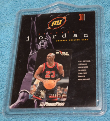 1996 Michael Air Jordan # 23 NBA Chicago Bulls 30 minute Prepaid 