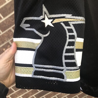 Vintage Black Blank New York New Jersey Knights WLAF Logo Jersey XL 50-52 