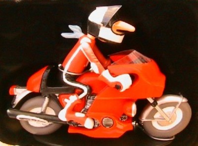 JOE BAR TEAM MARCEL SPIDE HONDA JAPAUTO 1000 GOLD BOWL 1/18 RESIN FIGURE COMIC