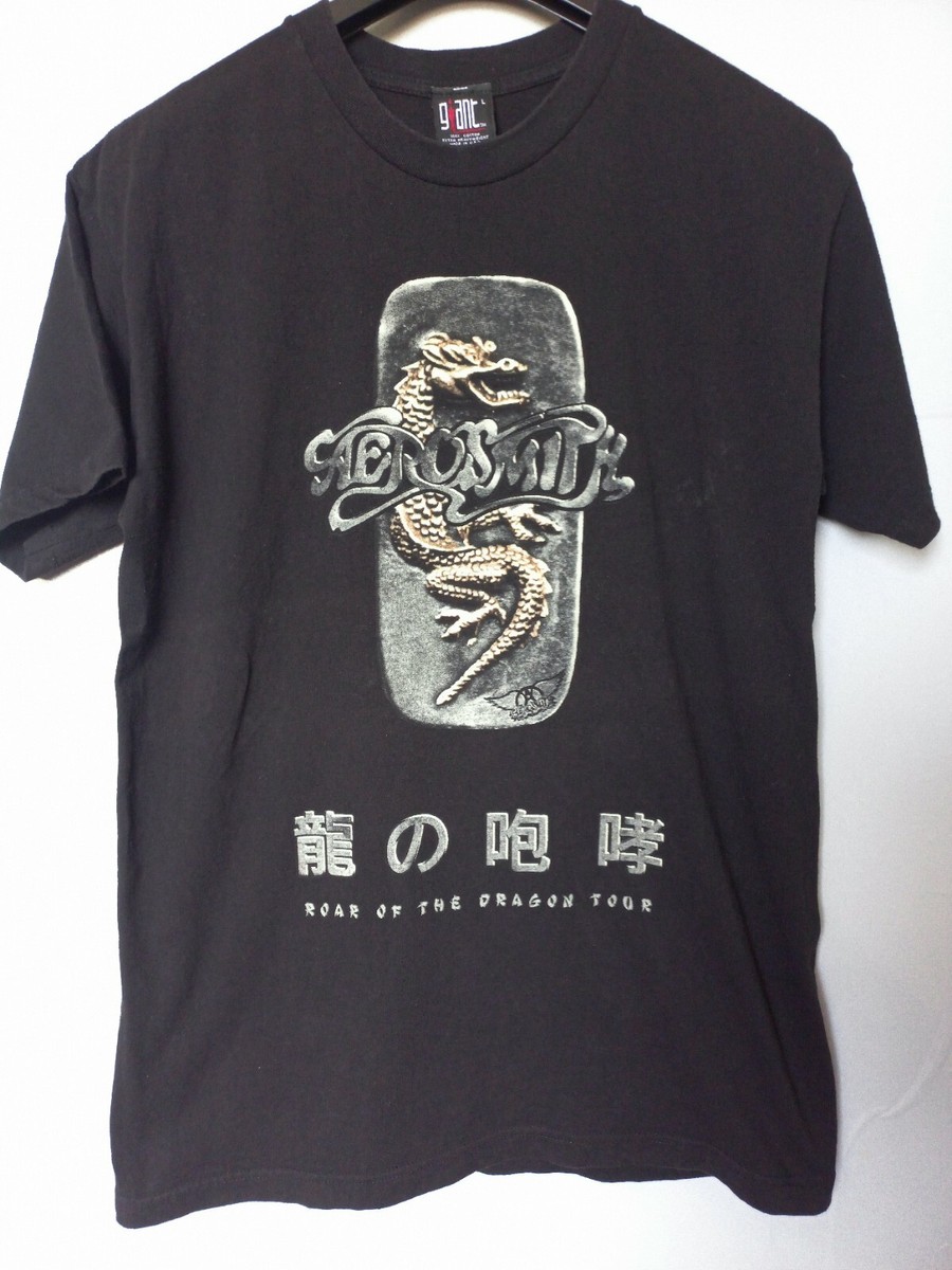 VINTAGE 1999 MADE IN USA AEROSMITH ROAR OF THE DRAGON JAPAN TOUR T