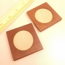 Wooden Mini Embroidery Display Frame For Cross Stitch Round - 1.5  Opening