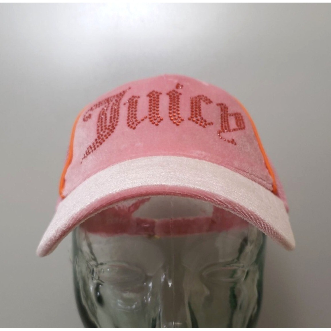 Juicy Couture Trucker Strap Back Cap Pink Velvet New Juicy Couture Trucker Strap Back Cap Pink Velvet New | eBay main image 2