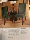 Vintage Mcm Hunt Galleries Furniture Catalog & Materials & Patterns Samples