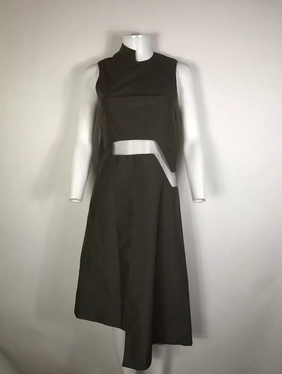 Vtg Hussein Chalayan Airplane Mesh Panel SS2000 Dress S Vtg Hussein Chalayan Airplane Mesh Panel SS2000 Dress S