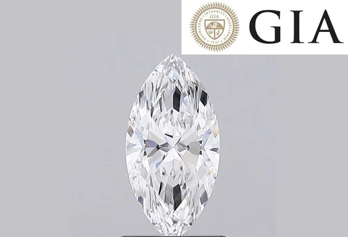 Mined Marquise Cut Loose Diamond Brilliant .55ct K VS2 GIA Certified