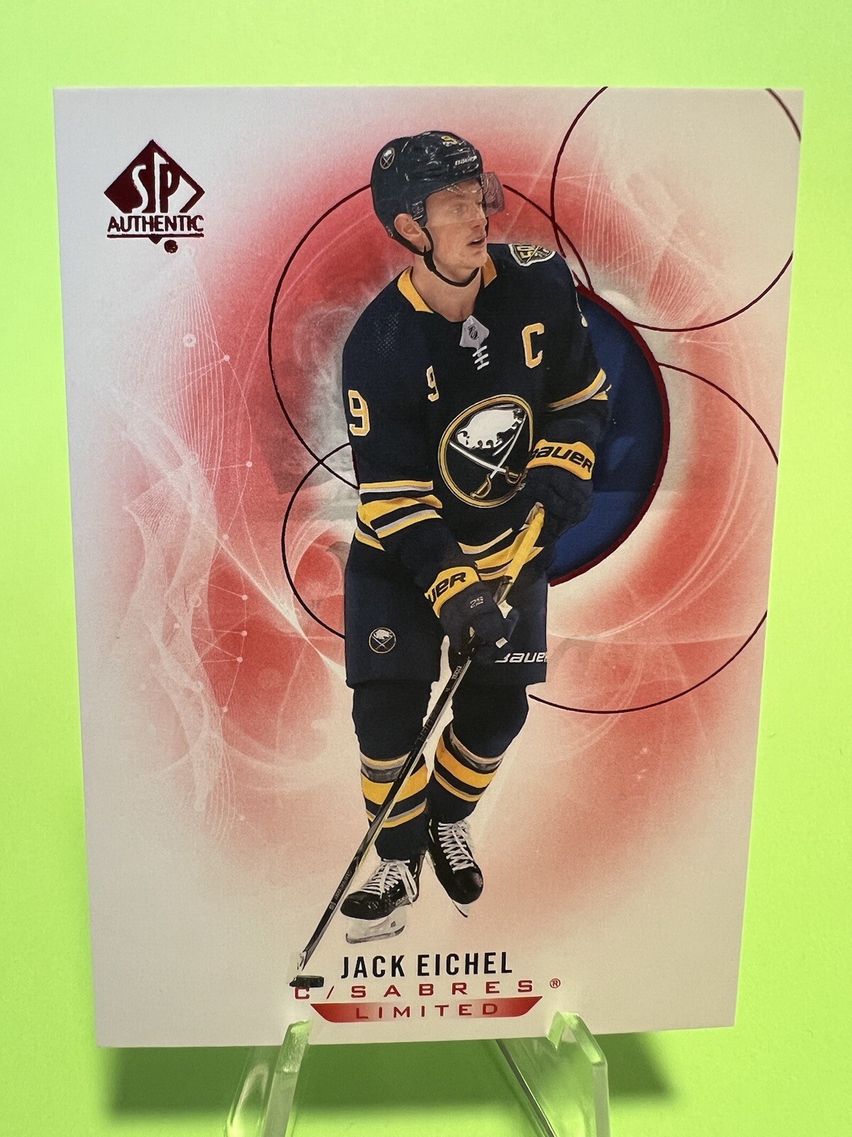 2020-21 SP Authentic Jack Eichel #91 Red