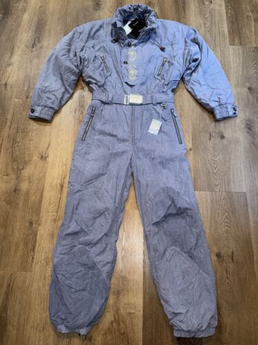 NWT Bogner Ski Suit One Piece Snowsuit Snow Bib Xenon USA Vtg New Mens Small 38 - Picture 2 of 19
