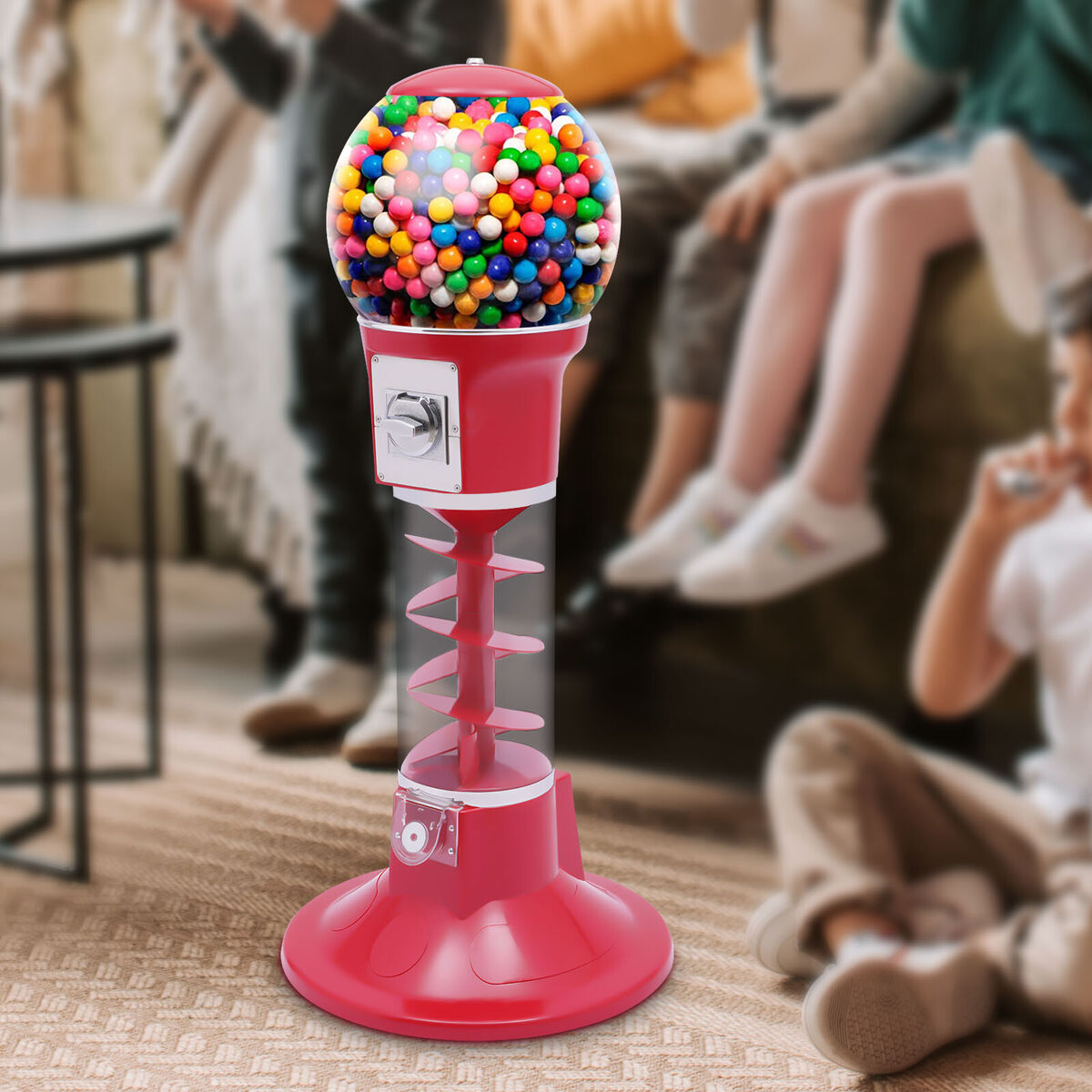 Spin & Drop Spiral Gumball Machine | Gumball Vending Machine