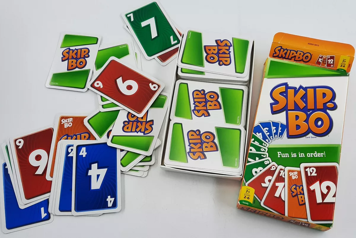 Skip Bo Card Game In Original Box Complete 162 Cards With