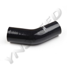 Us Ship 45 Degree 2 Inch Silicone Hose Coupler Turbo Intake Joiner Pipe Black
