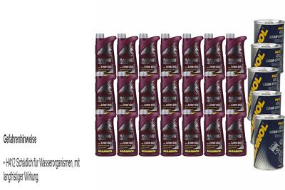 21L Motoröl MANNOL Racing+Ester 10W-60 5x MANNOL Leak-Stop ADDITIV