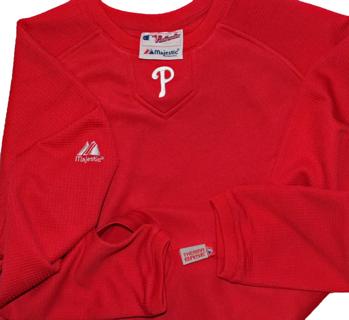 応援グッズ MLB Phillies Majestic game shirt Vintage Majestic Philadelphia Phillies 2008 World Series