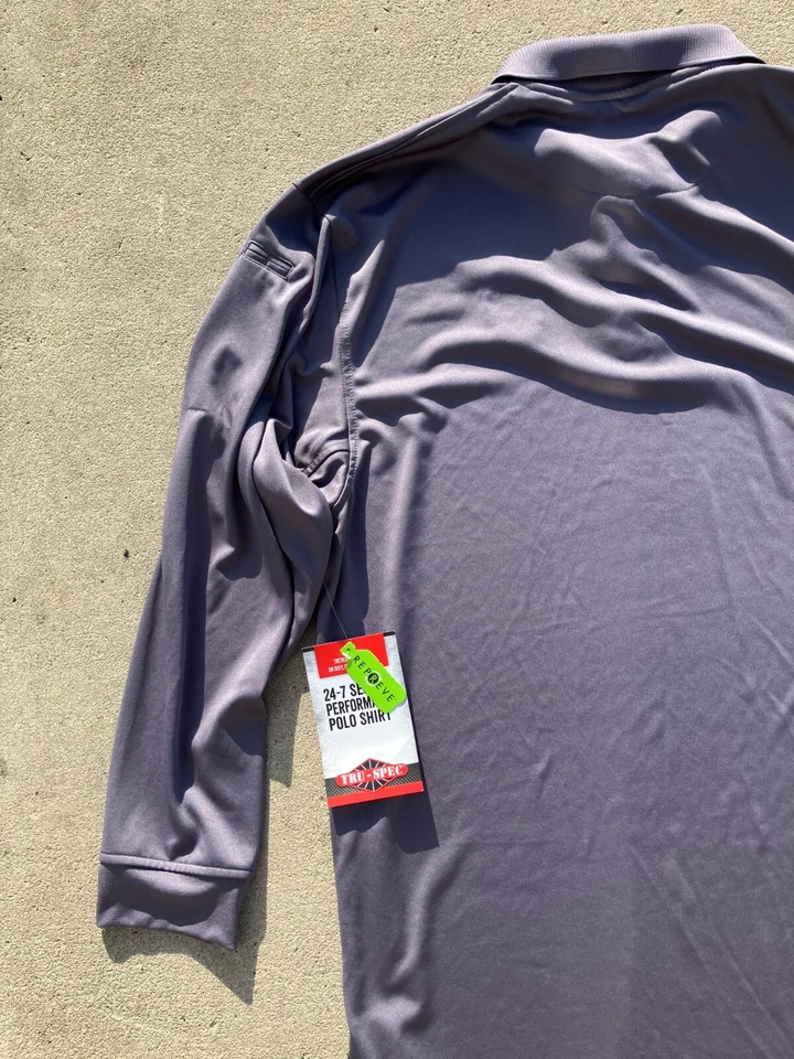 TRU – SPEC 24–7 Series Original Performance Polo Shirt Men’s 2XL Grey Police - Image 3 of 4