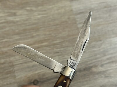 Vintage Schrade NY USA No. 3401 3-Blade Old Timer Folding Pocket