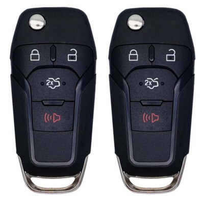 2 Replacement for Ford Fusion 2013 2014 2015 2016 Keyless Remote Flip Key Fob