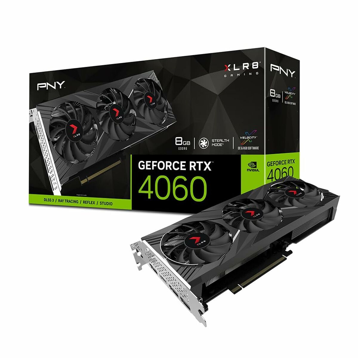 Scheda Grafica PNY GeForce RTX 4060 XLR8 8 GB GDDR6 8 GB RAM GDDR6