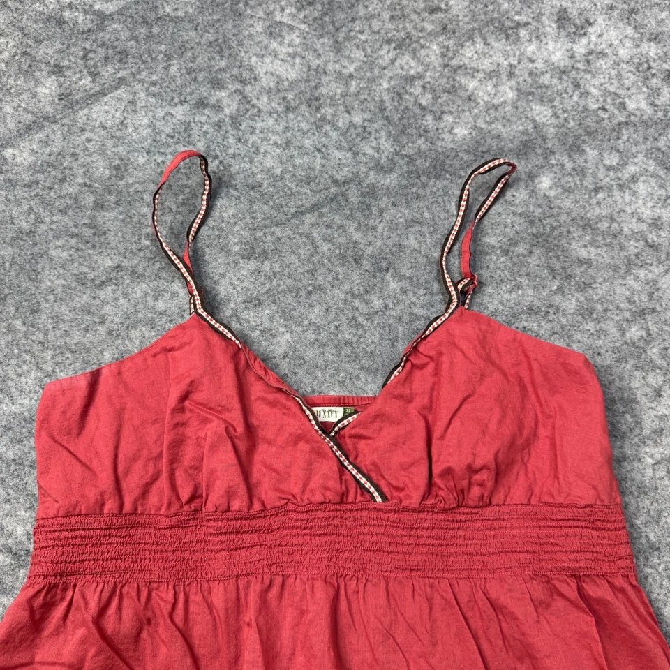 Camiseta sin mangas Old Navy para mujer XL rosa Babydoll cuello en V Y2K de colección boho mezcla de algodón seda Foto 2 de 4
