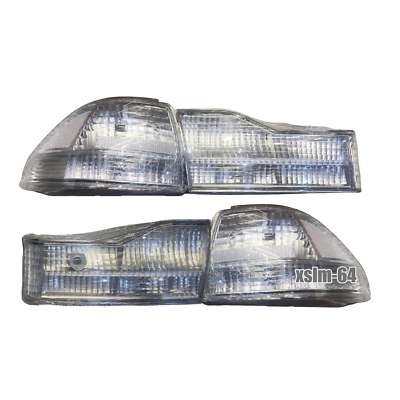 2001-2002 Honda Accord Sedan 4Dr Clear Lens Rear Tail Lights Brake