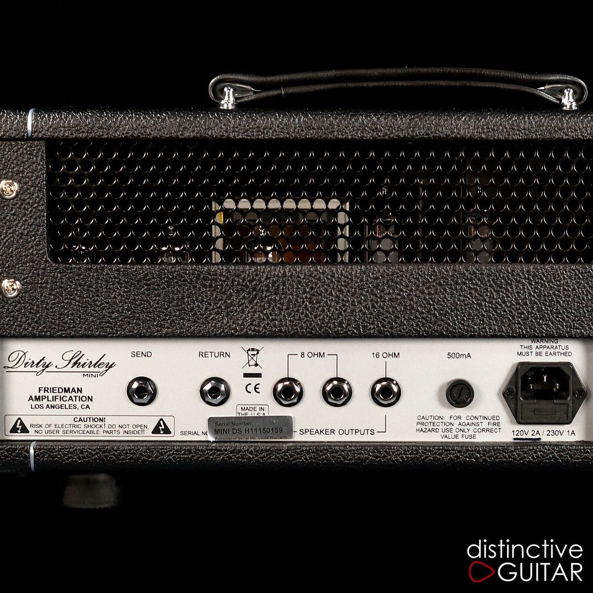 FRIEDMAN DIRTY SHIRLEY MINI 20 WATT HEAD HAND WIRED TUBE AMPLIFIRE