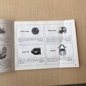 Super Mario Bros Duck Hunt World Class Track Meet Nintendo NES Manual Booklet