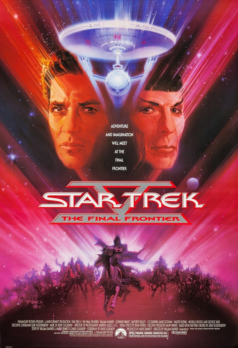 STAR TREK V: THE FINAL FRONTIER (1989) ORIGINAL MOVIE POSTER