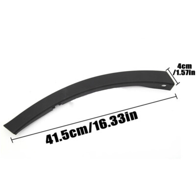 Aim-auto-us Front Bumper Wheel Fender Molding Trim Set For Toyota RAV4 2016-2018 (Left & Right, Matte Black)