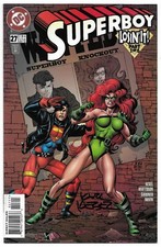 Superboy 27 Signed Karl Kesel Autographed DC Knockout Krypto Combined Shipping