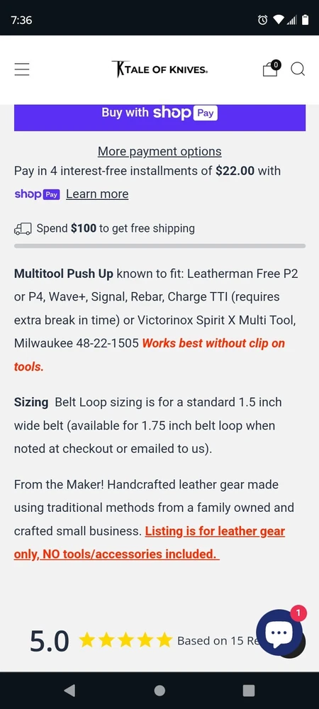 Multi Tool Sheath