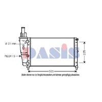 KüHler WasserküHler MotorküHler Passend FüR Fiat Punto 176 60 1.2 176 176C