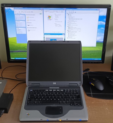 Compaq NX9020 Laptop 15" 736MB 40GB Windows XP SP3 SP4 DA0KT2MB6E0 371793-001 - Picture 1 of 20