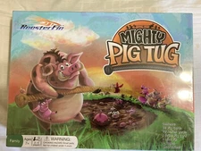 Roosterfin Mighty Pig Tug Family Board  Game Tug of War NEW