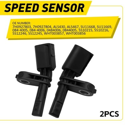 Fit For SEAT ALTEA 2005-2012 LEON 2007-2013 ABS Wheel Speed Sensors Pair 0484006