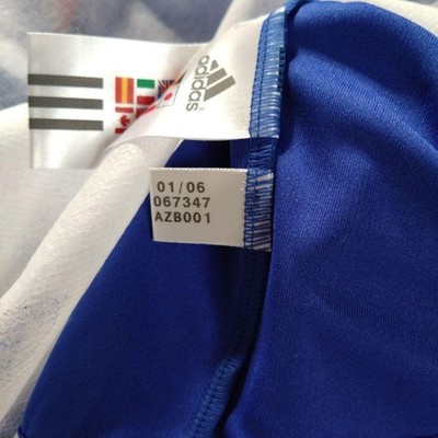 NWT 2006 world cup France Zinedine Zidane Home Official Jersey