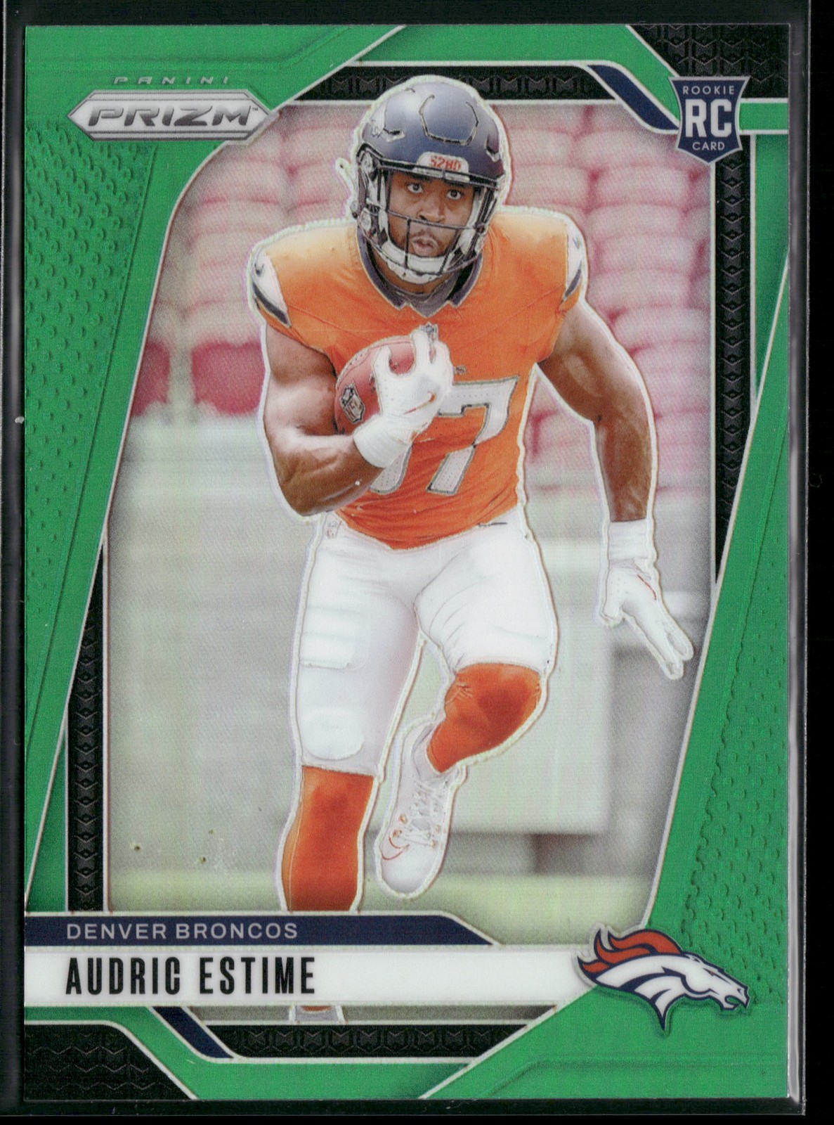 2024 Panini Prizm #306 Audric Estime Green