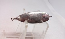 Vtg Johnson Silver Minnow Silver 1 3/4" Wiggler Wobble Spoon 1/4oz Fishing Lure