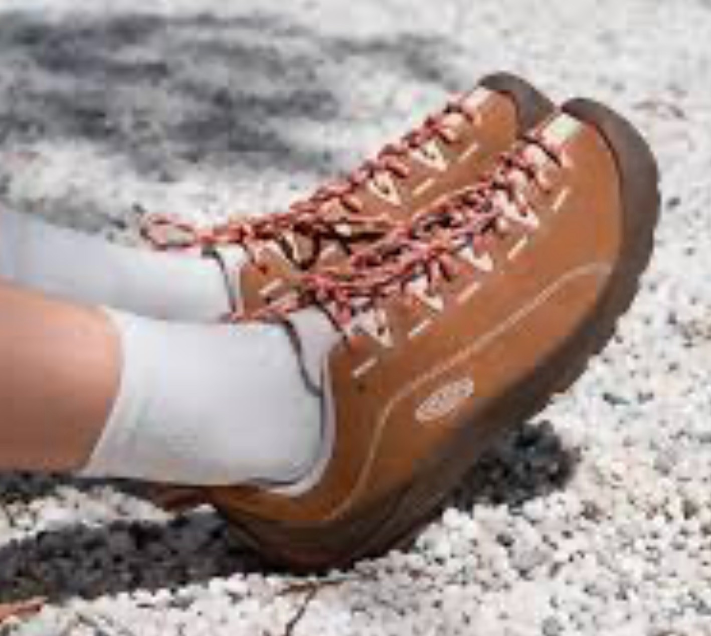 Free People Keen Jasper Sneaker Suede Hiking Chipmunk /Birch Gold Tan 40/9.5 NEW