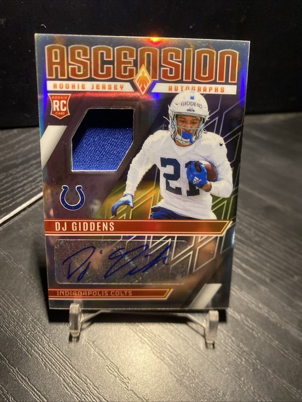2025 Panini Phoenix  Ascension RC Jersey Auto DJ Giddens #ARJ-DGN /49 