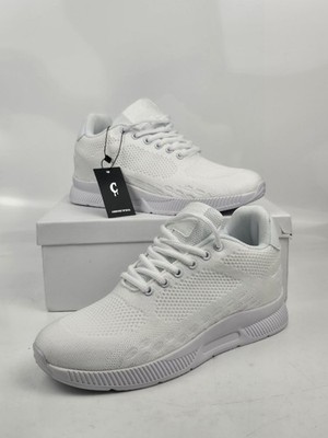 Conzuri White Fabric Sneakers US Size 7 / W 8