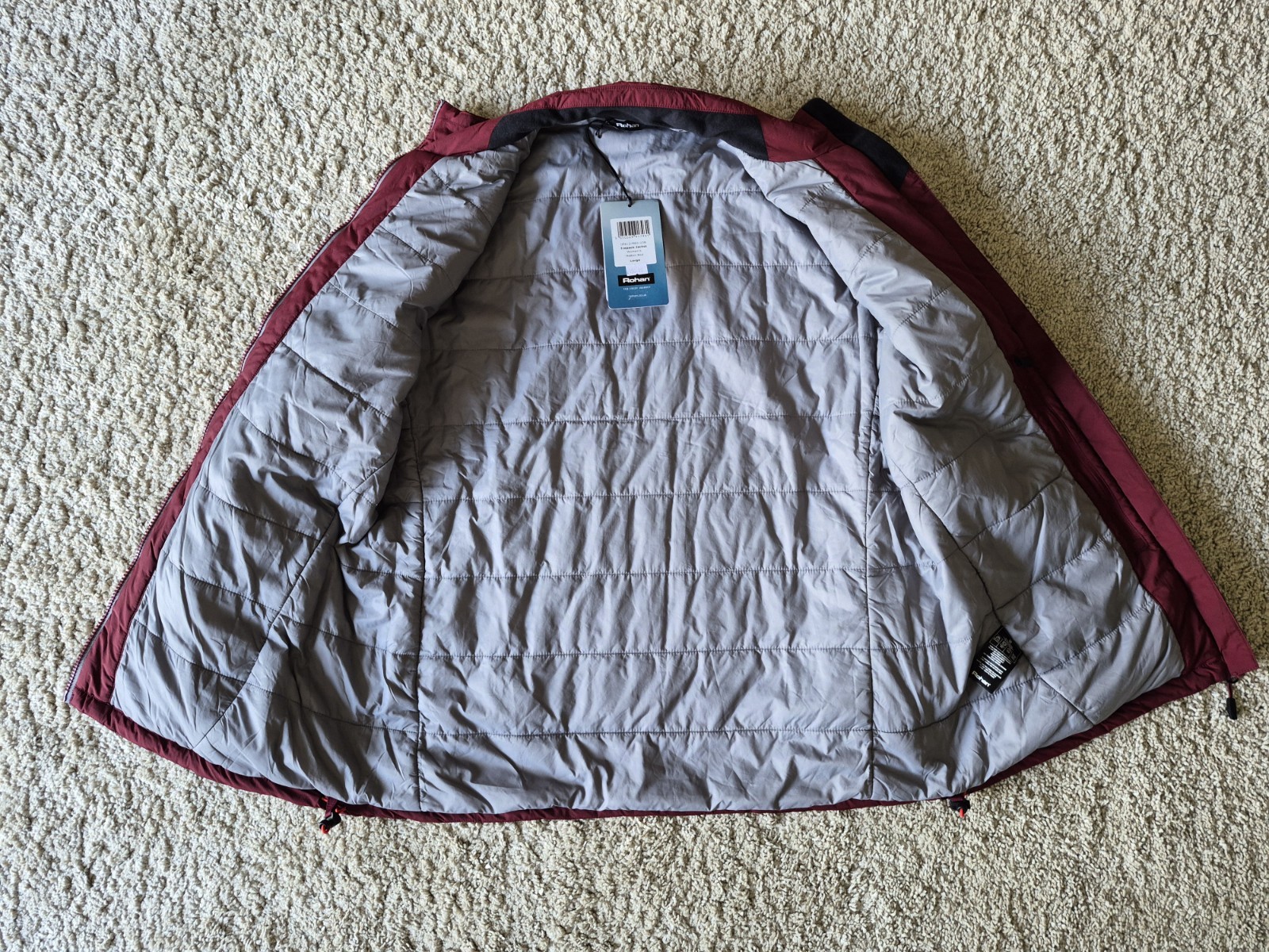 Rohan Icepack Jacket Womens Molten Red Size Large BNWT image 3