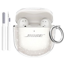 for Bose QuietComfort Earbuds II 2022/QuietComfort Ultra 2023 Case Clear Glit...