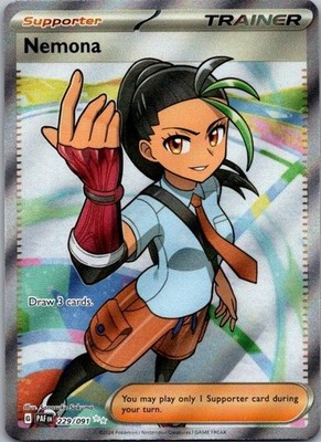 Nemona - SV: Paldean Fates 229/091 - FULL ART - NM/M
