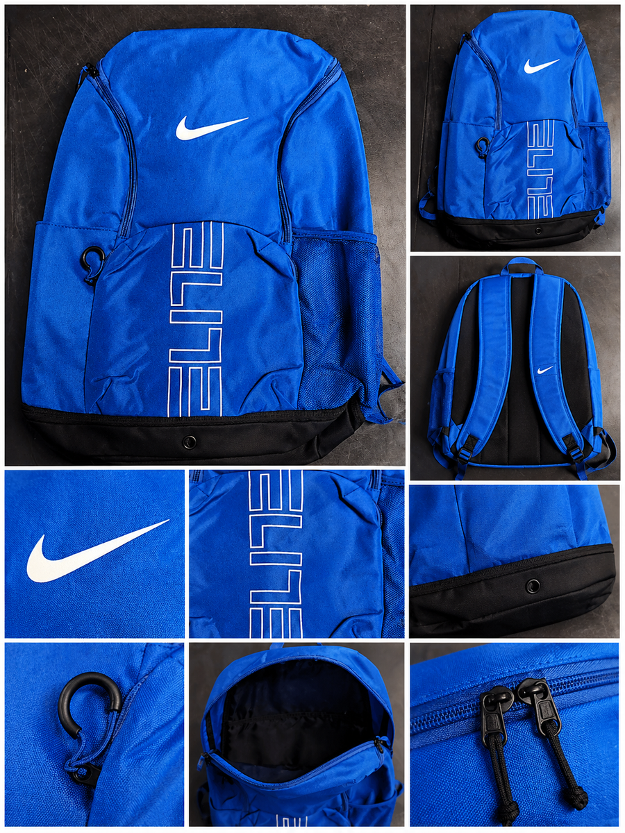 Nike Elite Backpack 32L Varsity Basketball Gym School Bag Blue