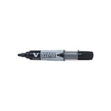 Image of Pilot V-Board Master Whiteboard Marker Pens Bullet Tip Medium Black (10 Pack)