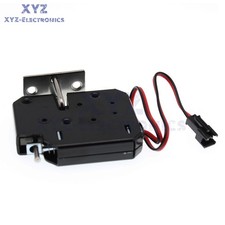 10 12V Electromagnetic Electric Control Locker Lock Latch Steel For Door Drawer